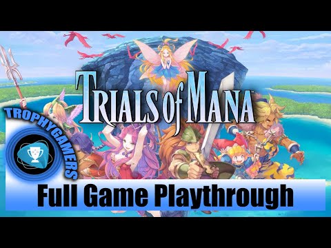 Trials of Mana - 100% Full Game Playthrough No Commentary (All Bosses, Cutscenes and Gameplay)