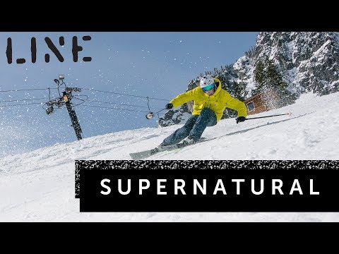 The 2018 LINE Supernatural Collection -- Hard Charging Freeride Skis with a Smooth, Damp Feel.