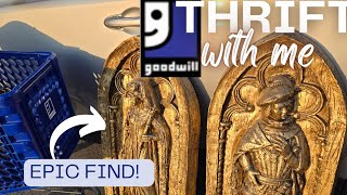 ONCE IN A LIFETIME FIND! | Goodwill Thrift with Me | High-end Home Decor | Reseller