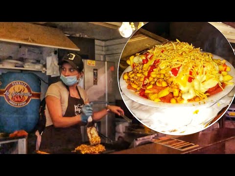 Colombia's Favorite Snack | Mazorcada (Corn Kernel Snack) | Colombian Street Food
