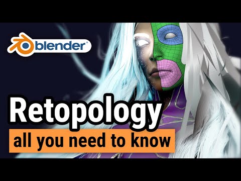 Blender 中的再拓撲教程--對一切進行再拓撲的指南 (Retopology in Blender Tutorial - a guide to retopologize everything)