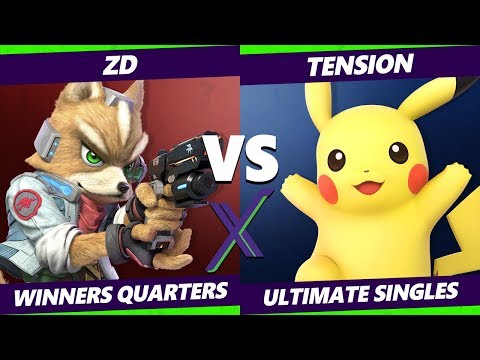 Smash Ultimate Tournament - ZD (Fox) Vs. Tension (Pikachu) - S@X 300 SSBU Winners Quarters