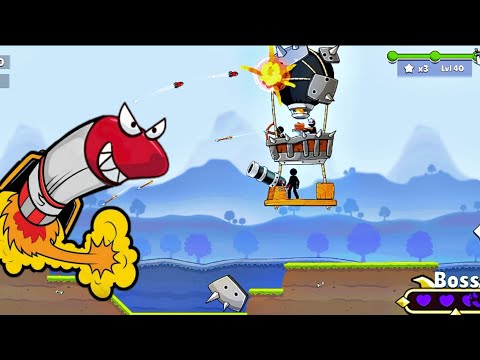 Boom stick bazooka puzzles gameplay || leave 40 boos