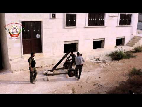 استهداف قوات النظام على جبهة كفر حمرة في ريف حلب بقذائف الهاون من قبل الفوج السابع التابع للواء التوحيد