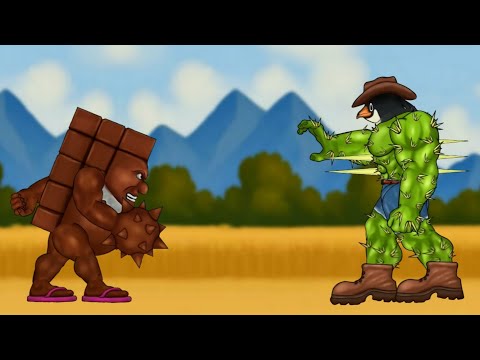 Leru leru le pinguinel Vs chcolatini panicoconi DC 2 animations