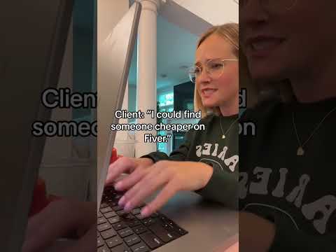 Client - I Should Find Someone Cheaper On Fiverr