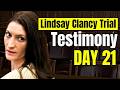 LIVE: Lindsay Clancy Trial Day 21 | Final Testimony & Jury Instructions