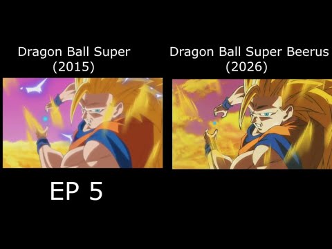 Escenas REUTILIZADAS en el Tráiler de Dragon Ball Super Beerus (2015 vs 2026)