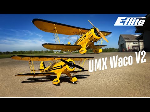 E-flite's UMX  WACO V2 - The Backyard Biplane Masterpiece!