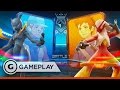Shadow Mewtwo vs Blaziken - Pokken Tournament Gameplay