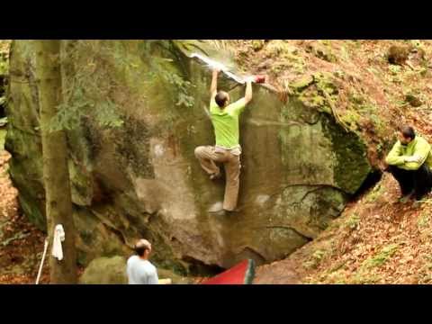 Sihla bouldering - Două riglete si o rampă low start 7B+