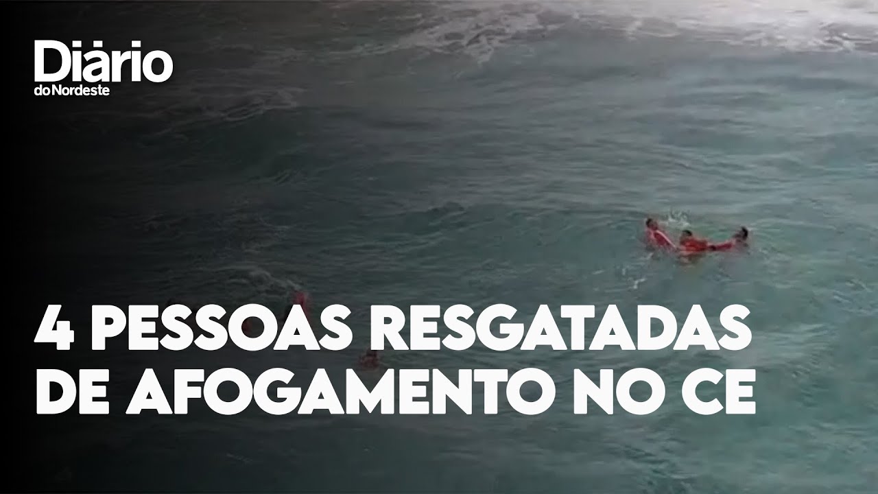 Imagem da notícia Grupo é resgatado de helicóptero após se afogar em Fortaleza
