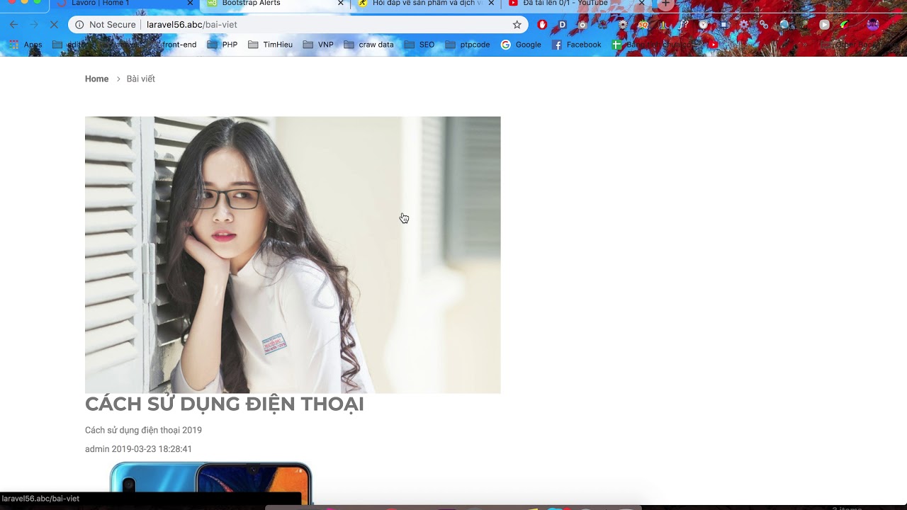 Bài 47 - Giao diện tin tức