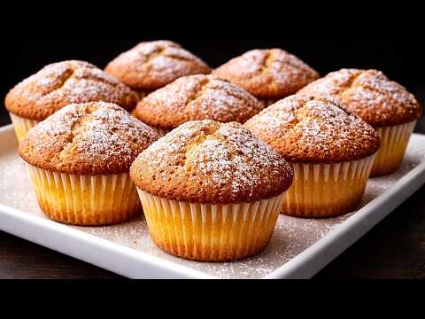 These BANANA MUFFINS are amazing. So soft they melt in your mouth!