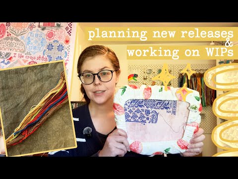 planning some new releases ♡ stitching vlog