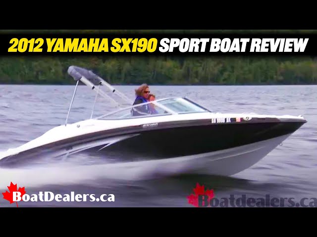 2012 Yamaha SX190 Sport Boat Review