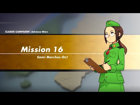 Advance Wars 1+2: Reboot Camp - AW1 Campaign - Mission 16: Sami Marches On! (Rank S, Score: 300)