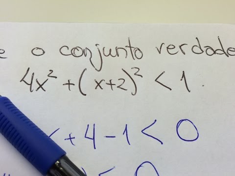 MFUNA | FP5 – O conjunto solução de uma inequação que vira do 2º grau