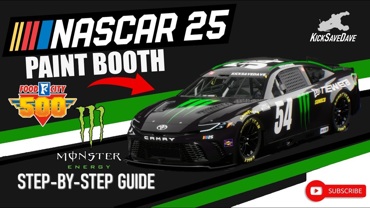 NASCAR 25 Paint Booth - 2026 Ty Gibbs #54 Monster Energy 1st Career Win