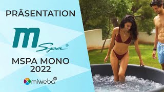 💦☀️ MSpa Whirlpool FRAME Mono | Aufblasbarer Whirlpool | Outdoor-Whirlpool für zuhause | 2022