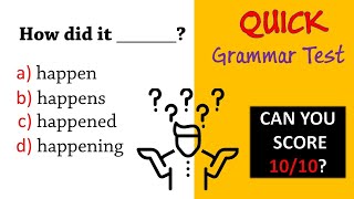 Can You Pass THIS English Grammar Test?
