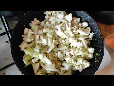 Простой вкусный рецепт жареной цветной капусты.A simple delicious fried cauliflower recipe.