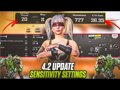 🔥"4.2 UPDATE BGMI BEST SENSITIVITY + CONTROLS + GRAPHICS SETTINGS 😱| NO RECOIL SETUP 2026"