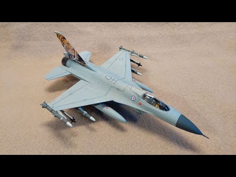 HOBBYBOSS 1/72 F-16A 'Tiger Meet' - A Build In Pictures