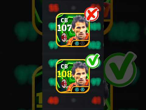 Franco Baresi 108 Secret Training 🔥 #efootball #efootball2026 #shorts #shortvideo #viral#trending