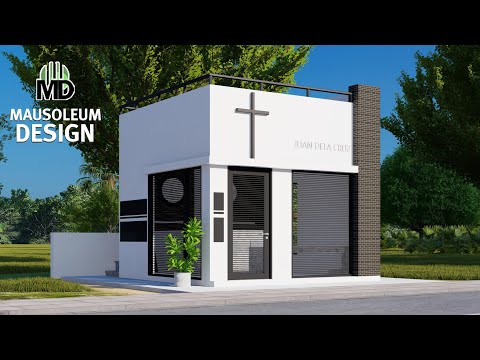 Mausoleum Design w/ Roof Deck Minimalist Modern | EP140
