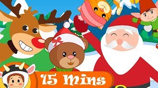 Rudolph The Red Nosed Reindeer &amp; More Christmas Songs for Kids | BabyMoo