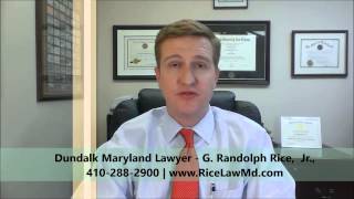 preview picture of video 'Dundalk Maryland Lawyer G  Randolph Rice Jr. 410-288-2900'
