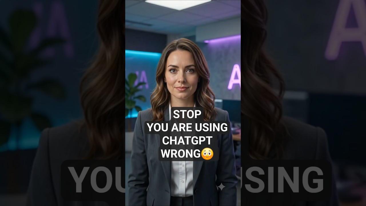 The Biggest ChatGPT Mistake 😳 (99% of Users Do This!)
