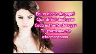 Fantasma de amor Selena Gomez letra
