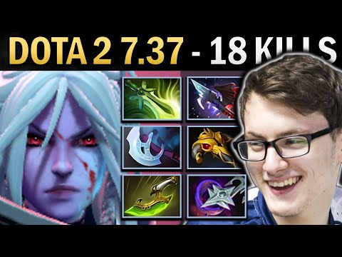 Drow Ranger Dota 7.37 Miracle with 18 Kills and Butterfly - TI14