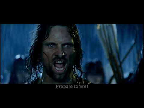 Helms Deep vs. Isengard Scene (HD)