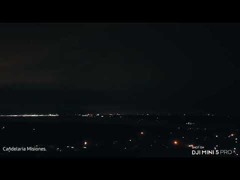 TORMENTA sobre el cielo de Candelaria Misiones 