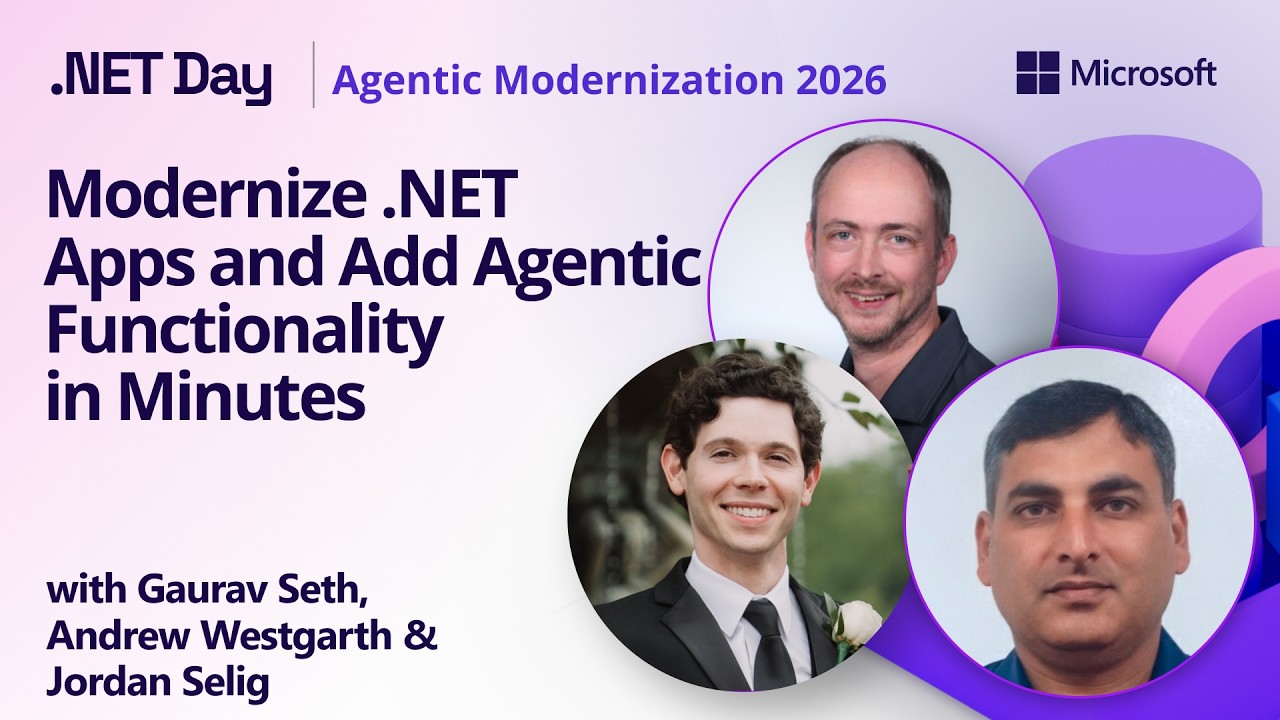 Modernize .NET Apps and Add Agentic Functionality in Minutes