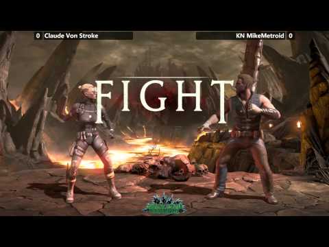 MKX @ Paradise Found - Claude VS (Cassie) vs KN MikeMetroid (Johnny Cage)  [720p/60fps]