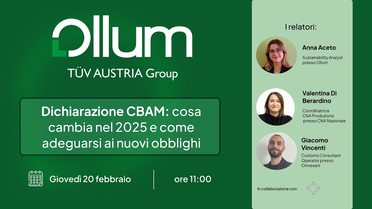 Dichiarazione CBAM: cosa cambia nel 2025 e come adeguarsi ai nuovi obblighi 2025