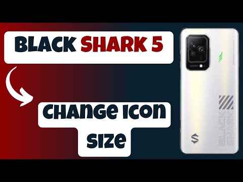 Black Shark 5 Change icon size ||  App Icon Size Increase And Decrease
