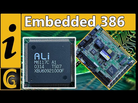 386SX-40 Single Board Computer with ALI M6117C Embedded CPU - Testing & Gaming