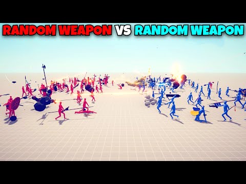 RANDOM WEAPON VS RANDOM WEAPON - Totally Accurate Battle Simulator Modded