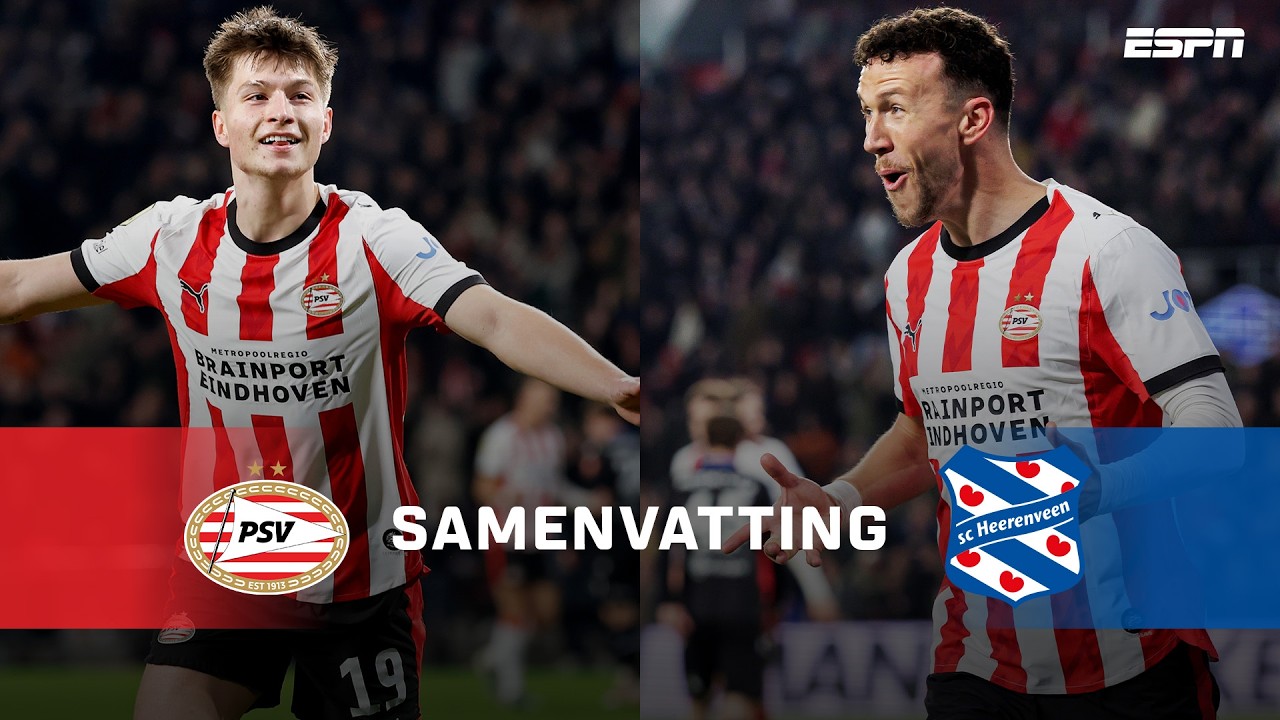 PSV Eindhoven vs SC Heerenveen Highlights