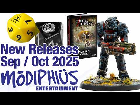 Modiphius New Releases - Sep + Oct 2025 (Cohors Cthulhu, Fallout Miniatures & Dreams and Machines)