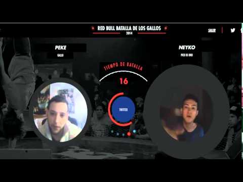 Batalla de Gallos Red Bull 2014 PEKE vs NEYKO