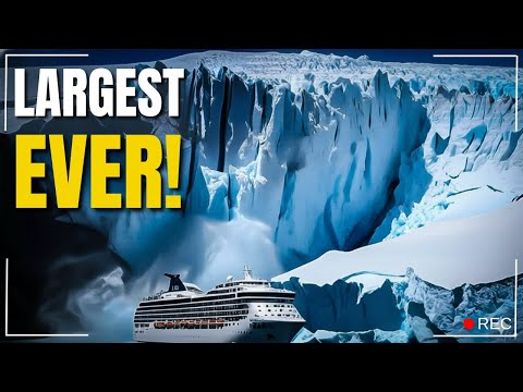 The Biggest Glacier Calving Ever Filmed (3 Miles Wide!)