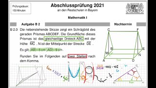 AP 2021 NT B2 Lösung (Raumgeometrie)