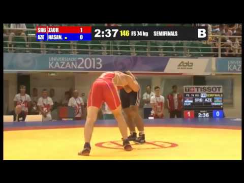 Kazan-2013 / Jabrayil Hasanov (AZE) - Zaur Efendiev (SRB) - 1/2 final