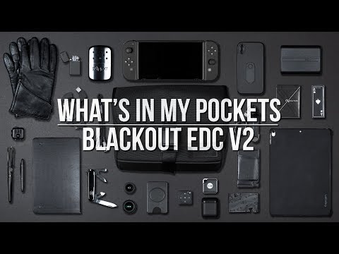 What's In My Pockets Ep. 5 - Blackout EDC (Everyday Carry) V2 - Farer Design Dayfarer Sling